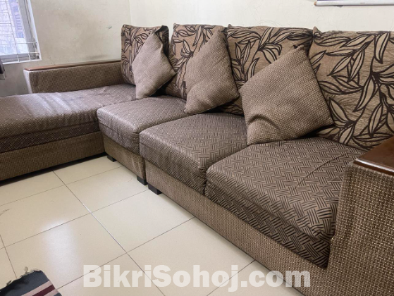 L-Shaped Sofa Set